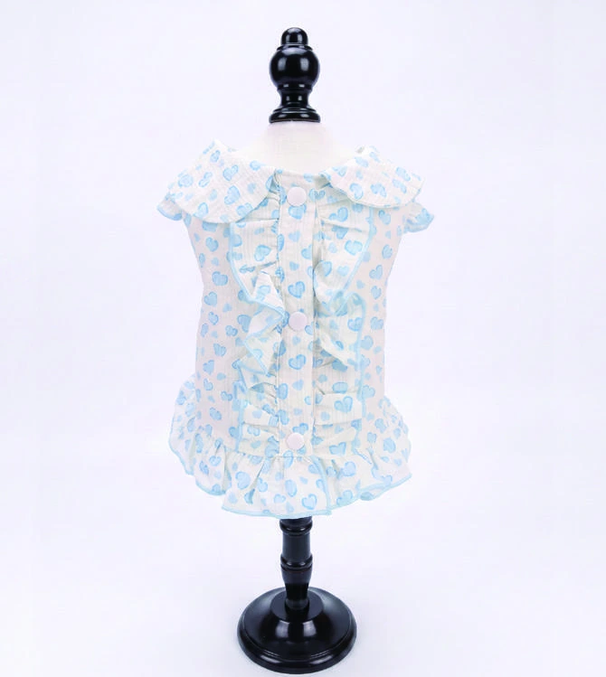 Catalog photograph of pale floral top
