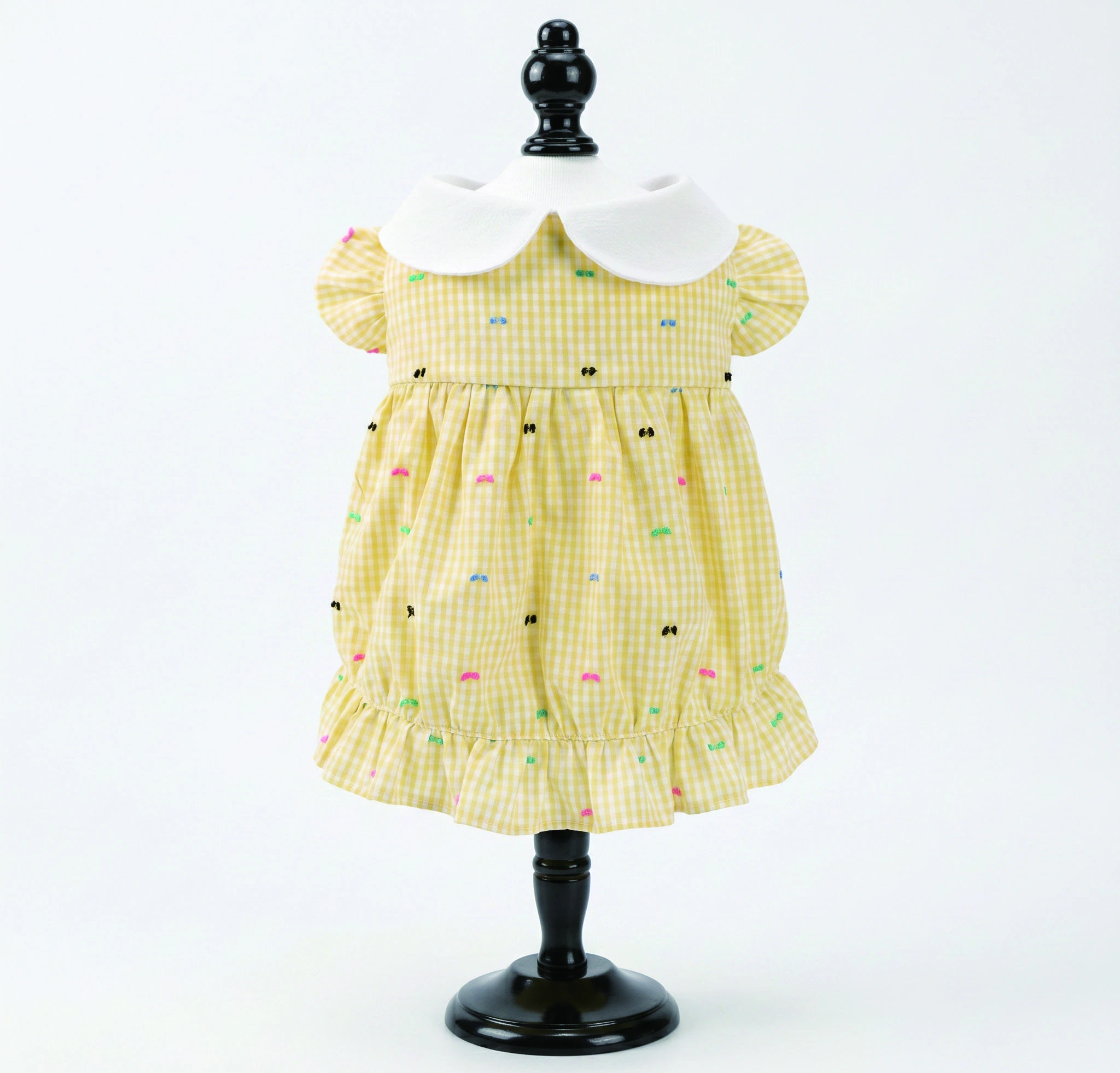 Yellow Collar Dress, overall design view
