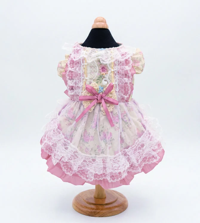 Rose Bow Layered Dress